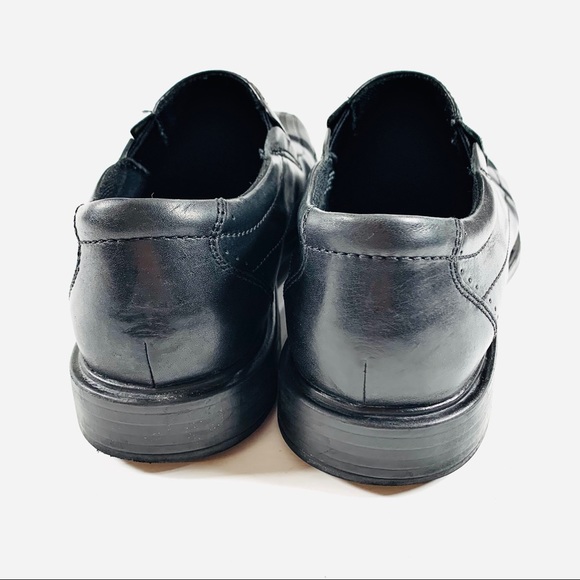 Clark’s Dress Shoe Loafer Black Leather Size 9.5 - Picture 4 of 5